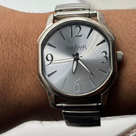 Silver mens watch - Picture 1 of 3